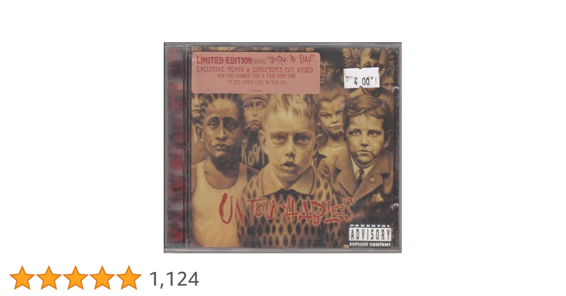 KORN Untouchables 世界666冊 限定本 超希少 コレクターズ KORN Untouchables 世界666冊 限定本 超希少 コレクターズ